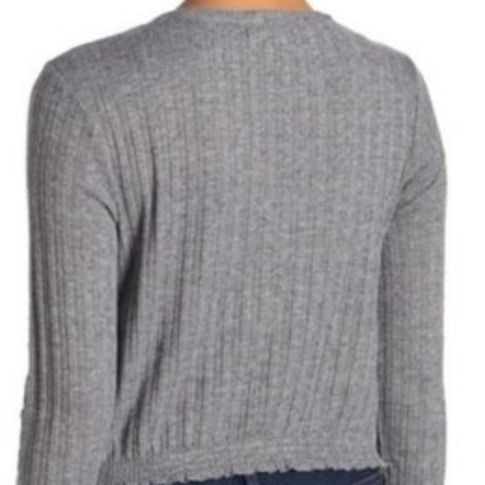 NWT Abound Pointelle Button Front Smocked … - Picture 2 of 5